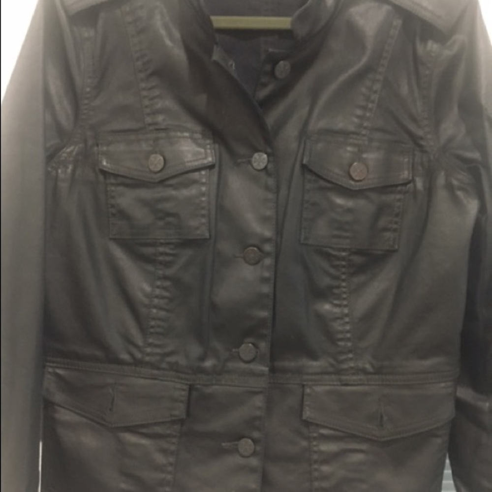 Tory Burch Wax coated jacket.